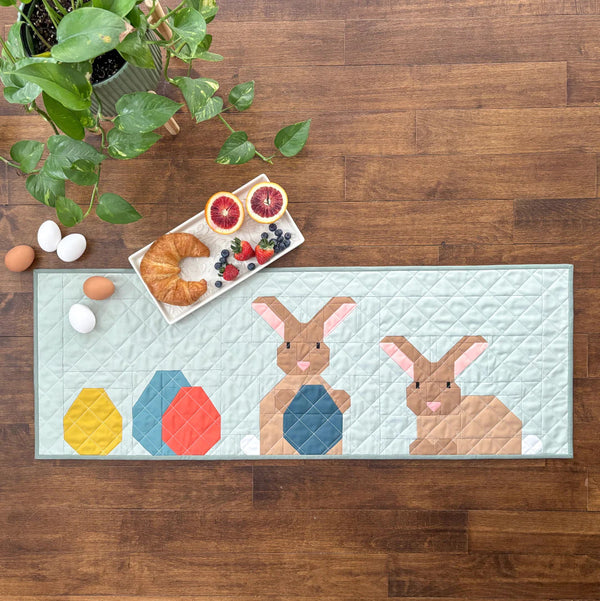 Bunny Trail Table Runner Pattern
