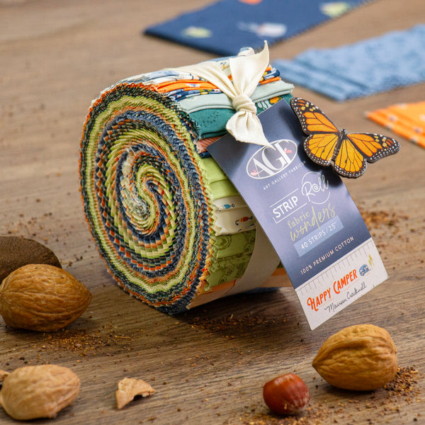 Happy Camper Fabric Roll (40pc)