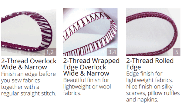 21 Built-in Stitches