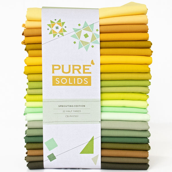 AGF Pure Solids Half Yard Bundles, 22pc - Sprouting Edition