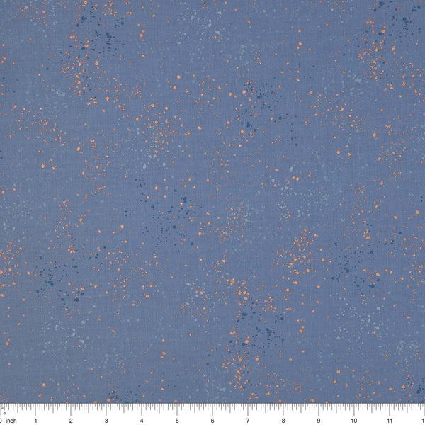 Speckled Metallic Fabric Collection - Denim