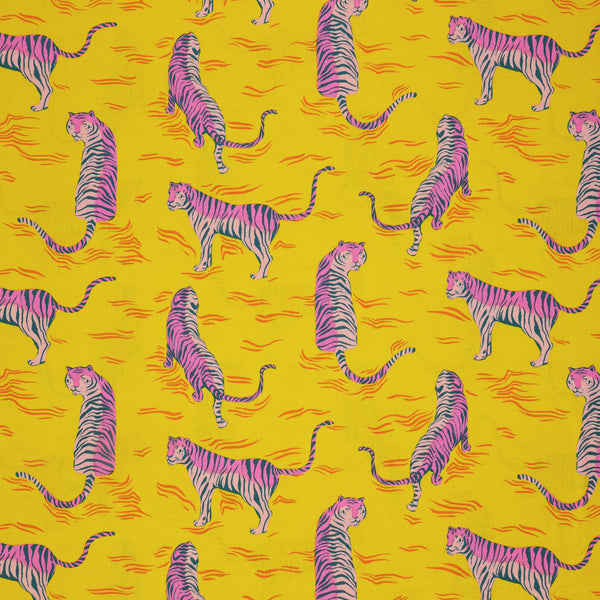 Poolside Too Fabric Collection - Tigress Golden Hour