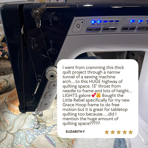 Q'nique 13 Little Rebel Sewing & Quilting Machine