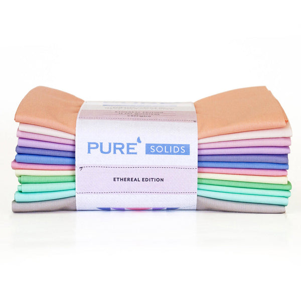 AGF Pure Solids Fat Quarter Bundles, 12pc - Ethereal Edition