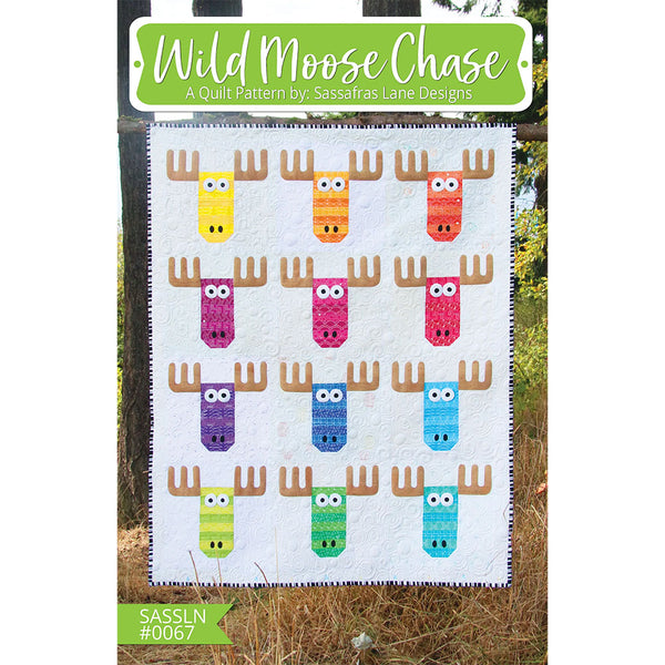 Wild Moose Chase Quilt & Pillow Pattern