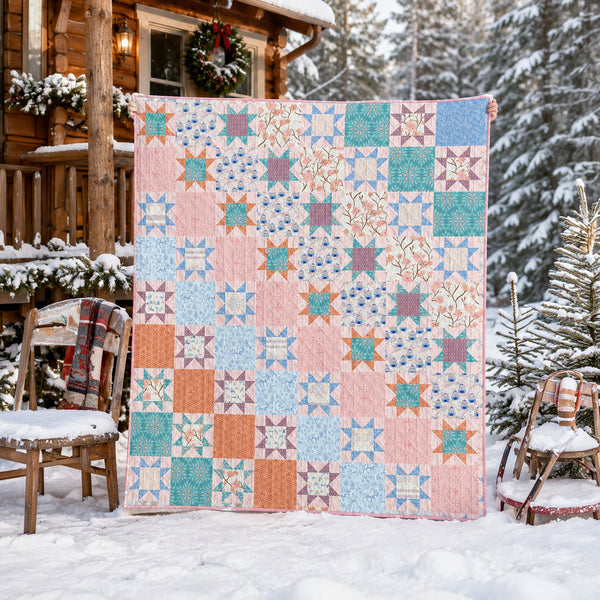 Frost & Fir Winter Stars Quilt Kit