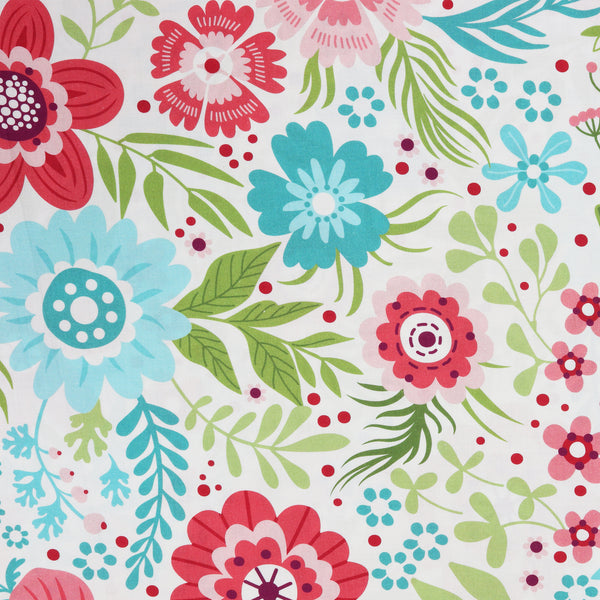 Secret Garden 108" Wide Quilt Backing - Wallflowers Vanilla