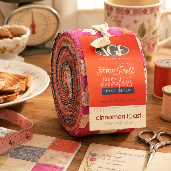 Cinnamon Toast Fabric Roll - 40pc