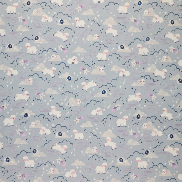 Twinkle Little Star Fabric Collection - Main Blue