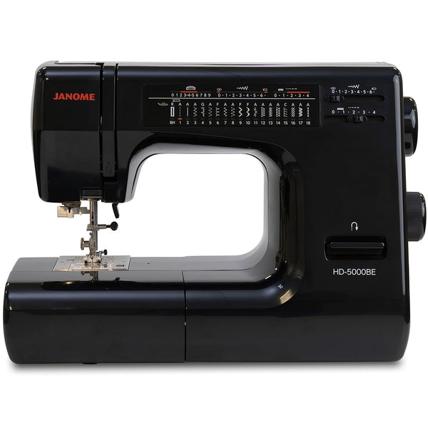 Refurbished Janome HD-5000 Black Edition Heavy Duty Sewing Machine