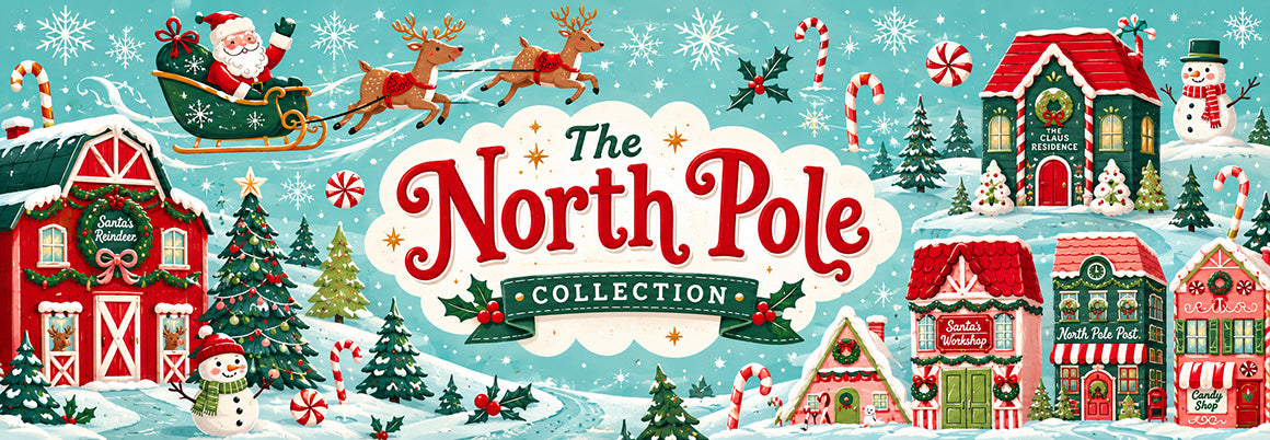 The North Pole Flannel Fabric Collection