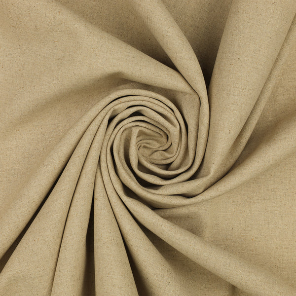 Linen Blend Solids Fabric Collection - Soft Sand