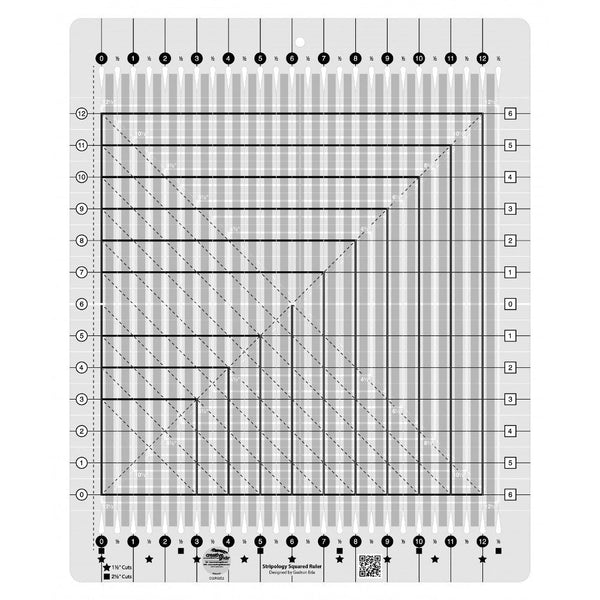 Stripology Squared Quilt Ruler, Creative Grids