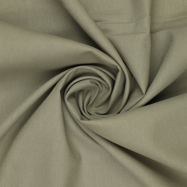 Linen Blend Solids Fabric Collection - Ashen