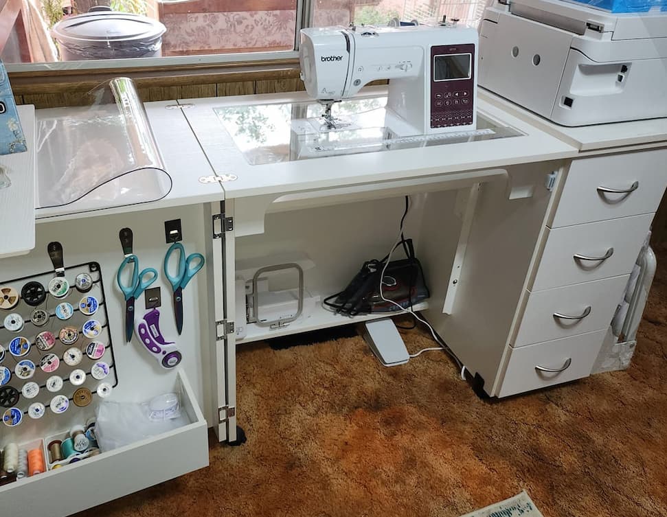 Harriet Sewing Cabinet (2 Colors Available)