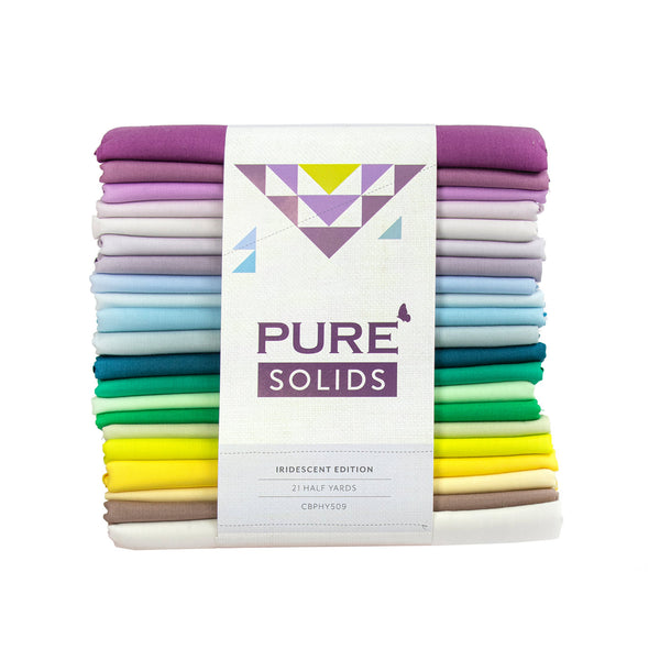 AGF Pure Solids Half Yard Bundles, 21pc - Iridescent Edition