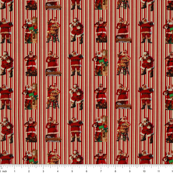 Santa Stripe Red