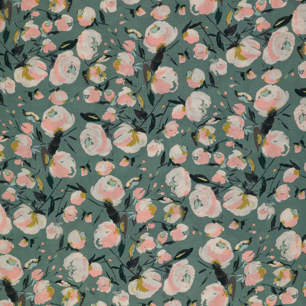 Everlasting Blooms Sparkler Fabric in Rayon