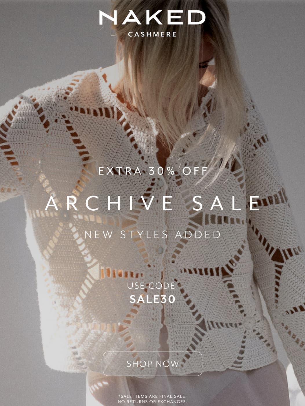 Archive Sale - New Styles Added