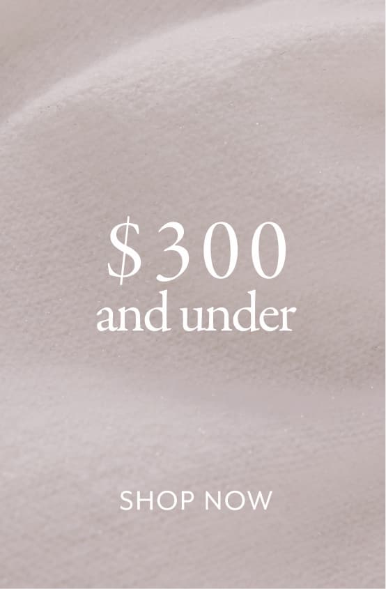 Shop $300 and Under
