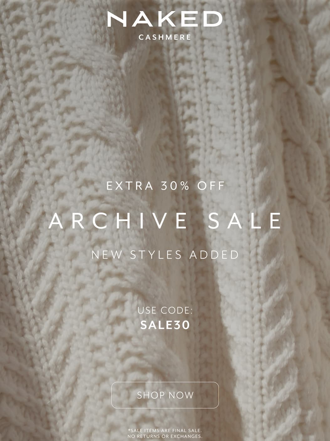 Archive Sale - New Styles Added