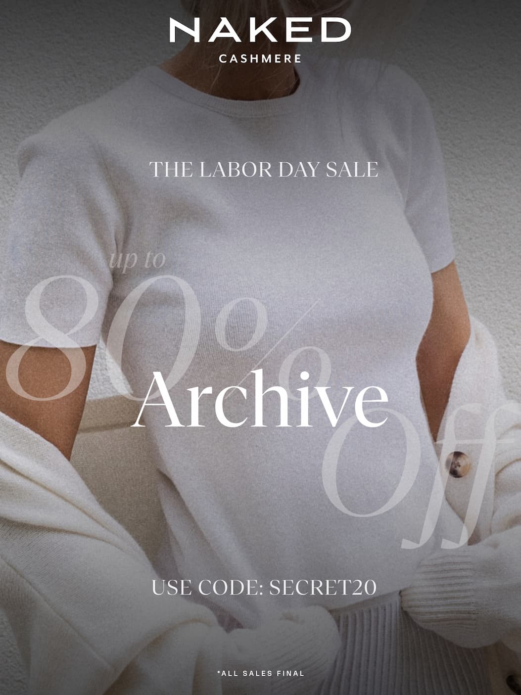 Up to 80% off Archive