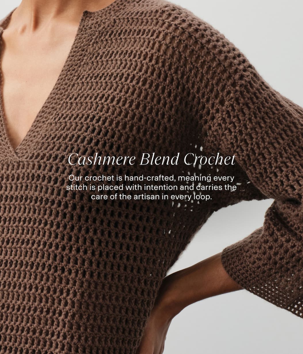 Shop Cashmere Blend Crochet
