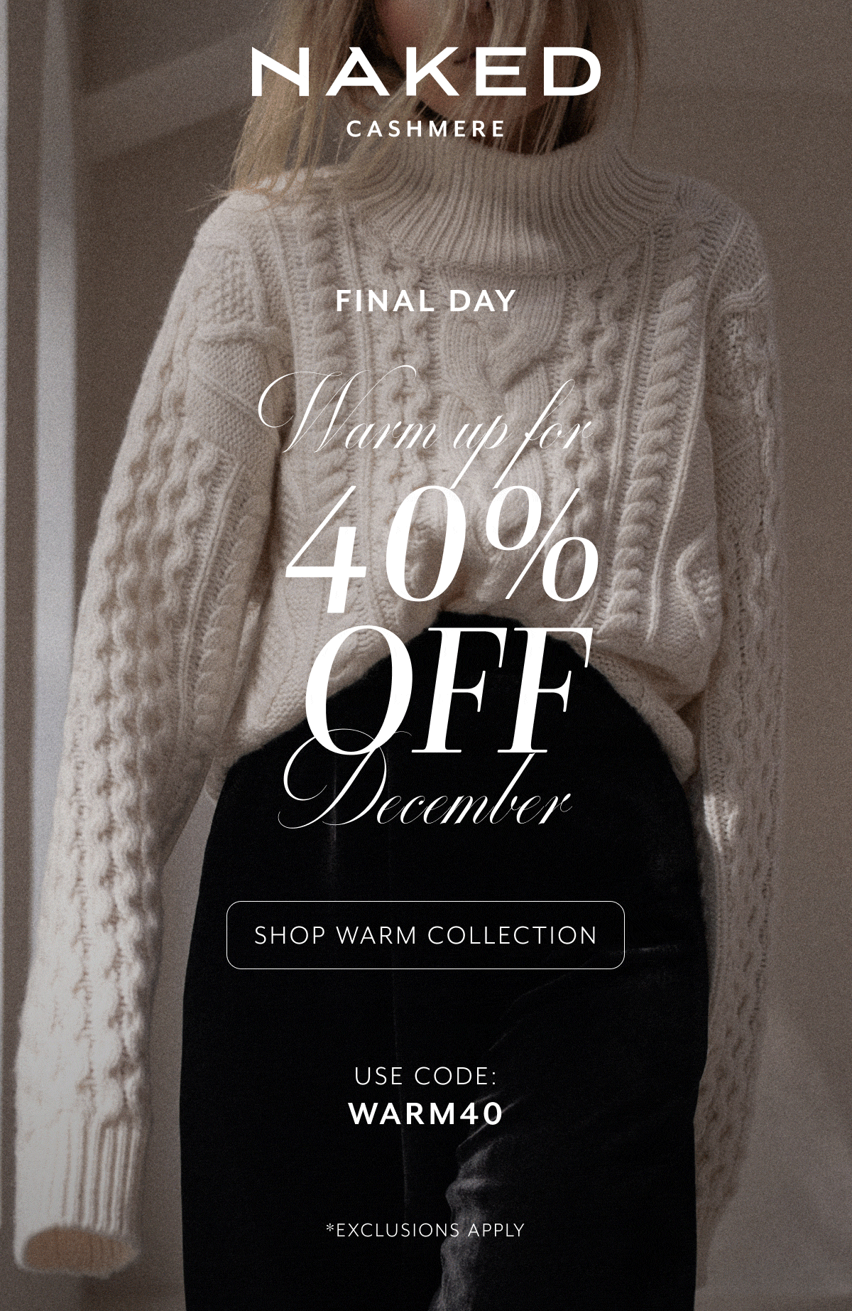 40% Off Select Styles