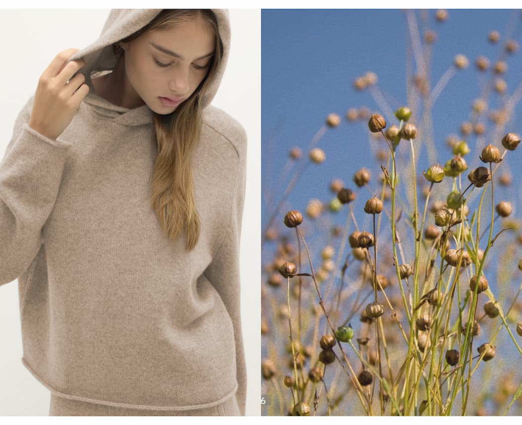 Mai Hoodie now in Flax