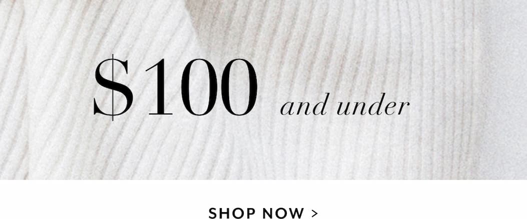$100 and under