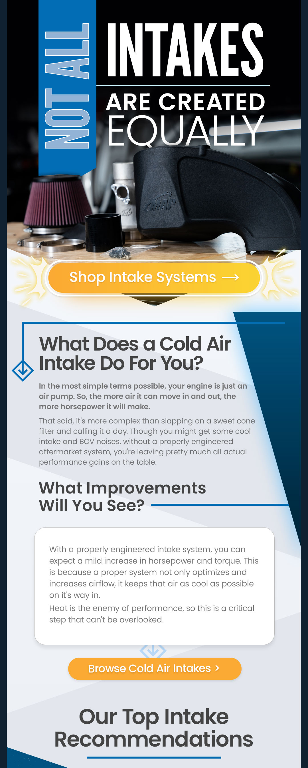 Shop Intake Systems