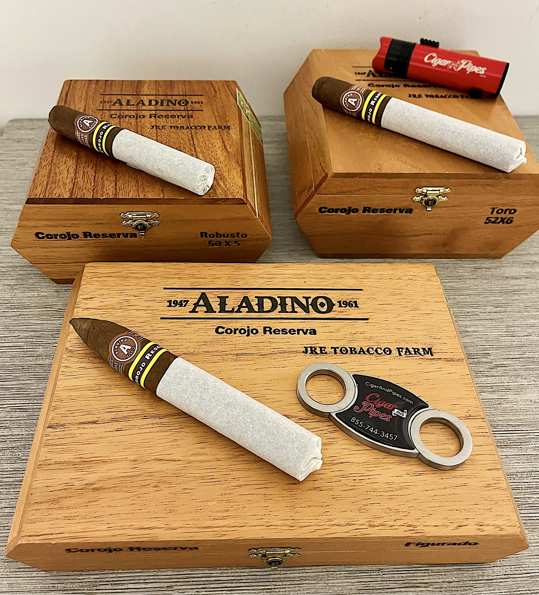 Shop Top Shelf Cigar Aladino Corojo Reserva, Rocky Patel ALR II & More