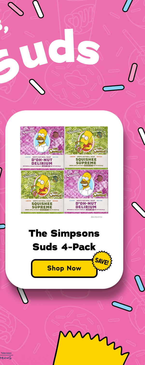 The Simpsons Suds 4-Pack