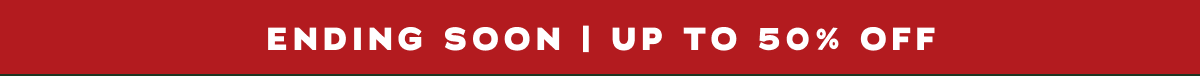 Ending Soon: Up to 50% Off!