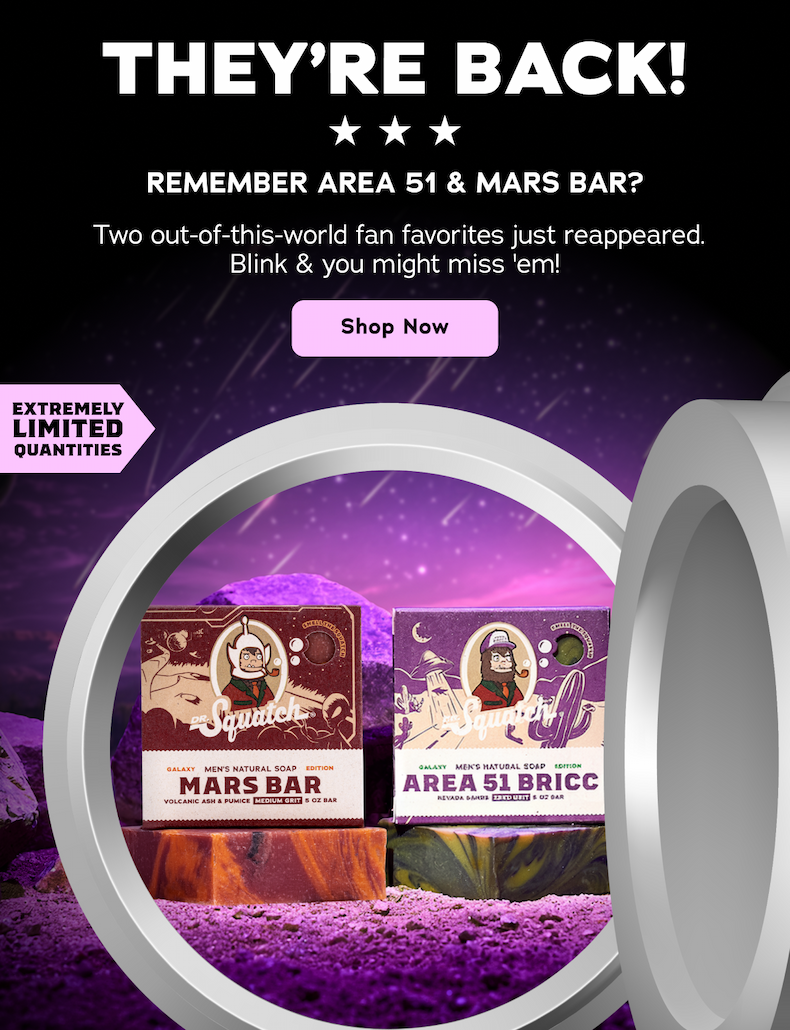 They're Back! Remember Area 51 & Mars Bar?