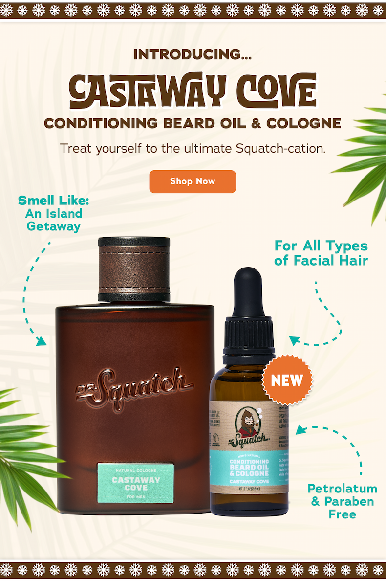 Introducing... Castaway Cove Conditioning Beard Oil & Cologne