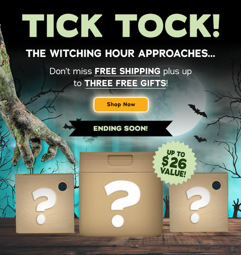 Tick Tock! The Witching Hour Approaches - Shop Now