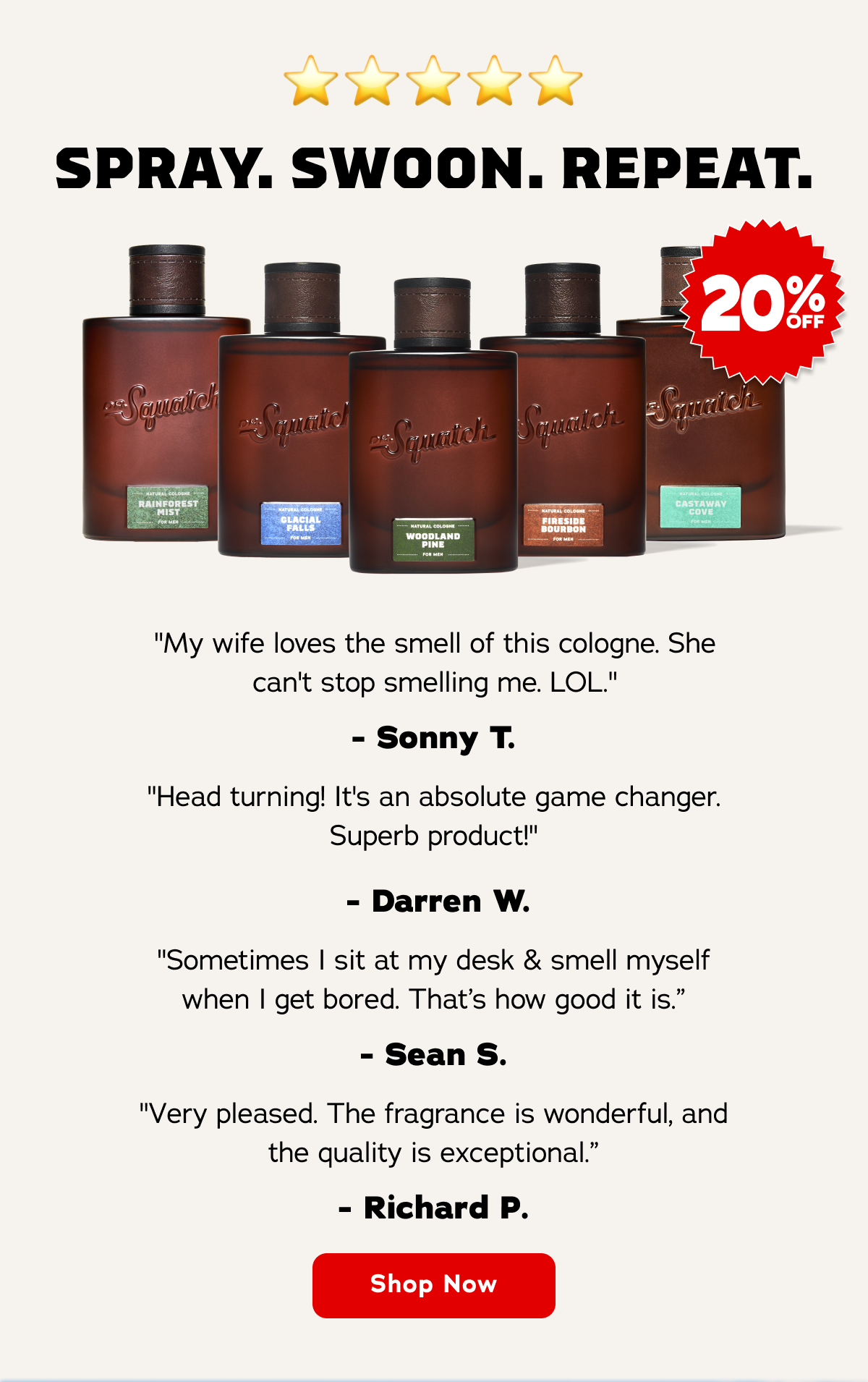 Spray. Swoon. Repeat.