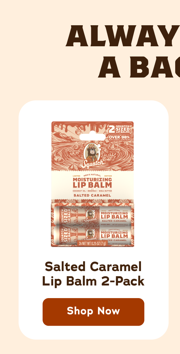 Salted Caramel Lip Balm 2-Pack - Shop Now