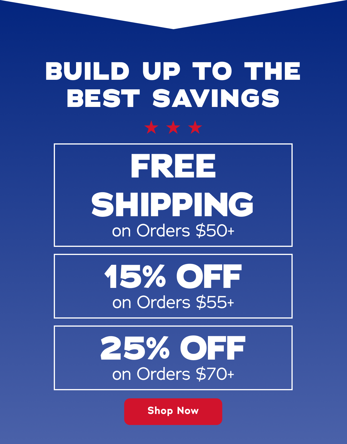 Build Up To The Best Savings