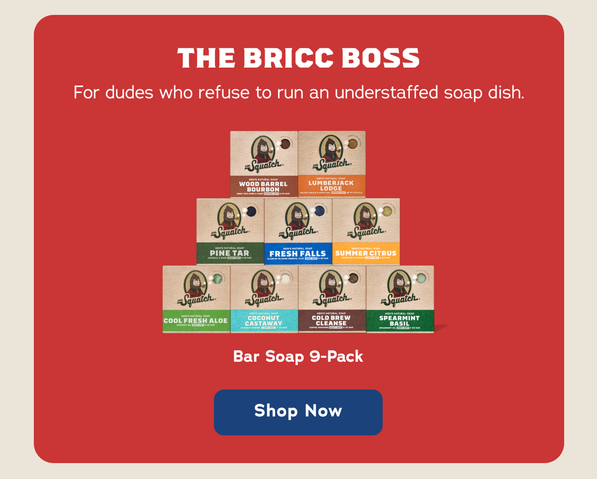 The Bricc Boss | Bar Soap 9-Pack - Shop Now