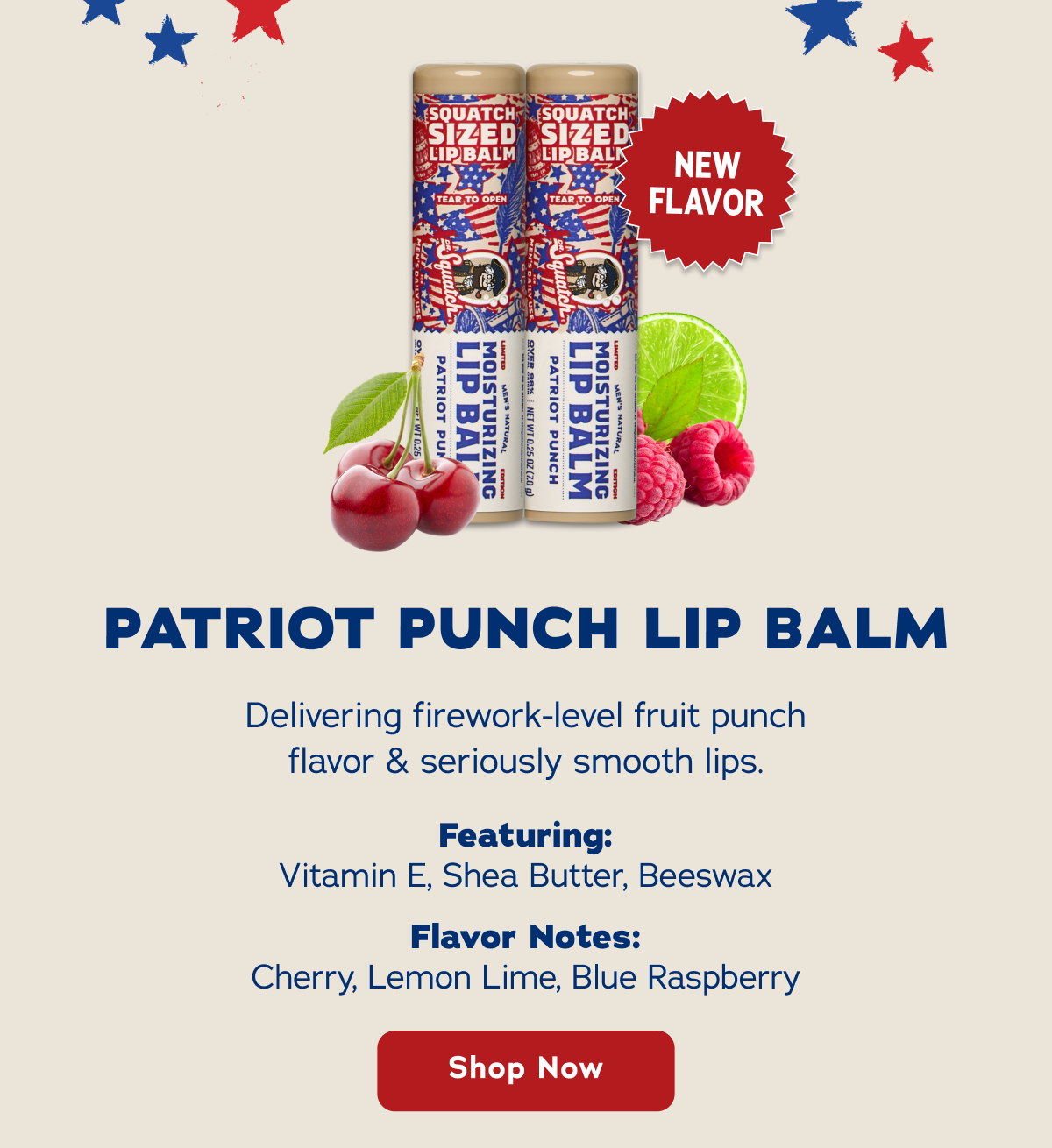 Patriot Punch Lip Balm