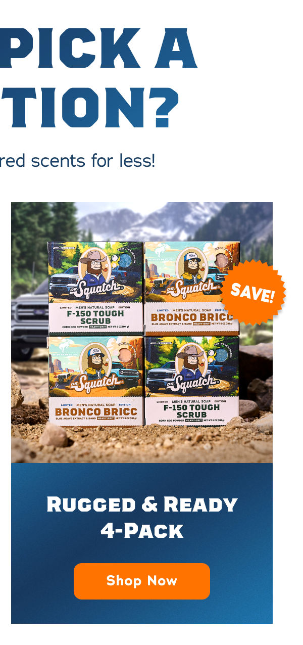 Rugged & Ready 4-Pack