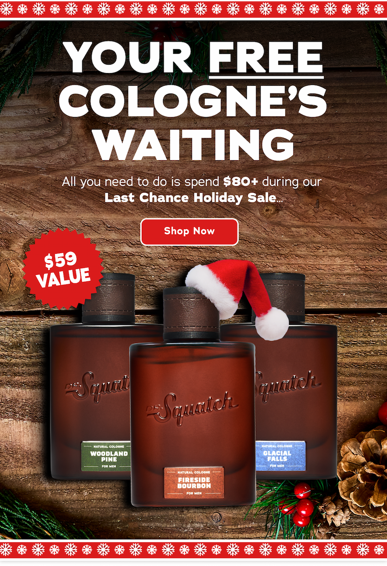 Your Free Cologne's Waiting
