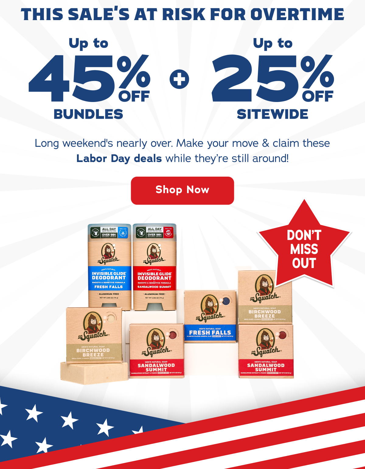 This Sale's At Risk For Overtime. Up to 45% off Bundles + Up to 25% off Sitewide - Shop Now
