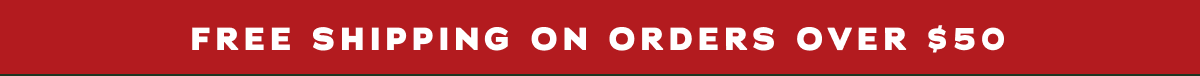 Free shipping on orders over $50