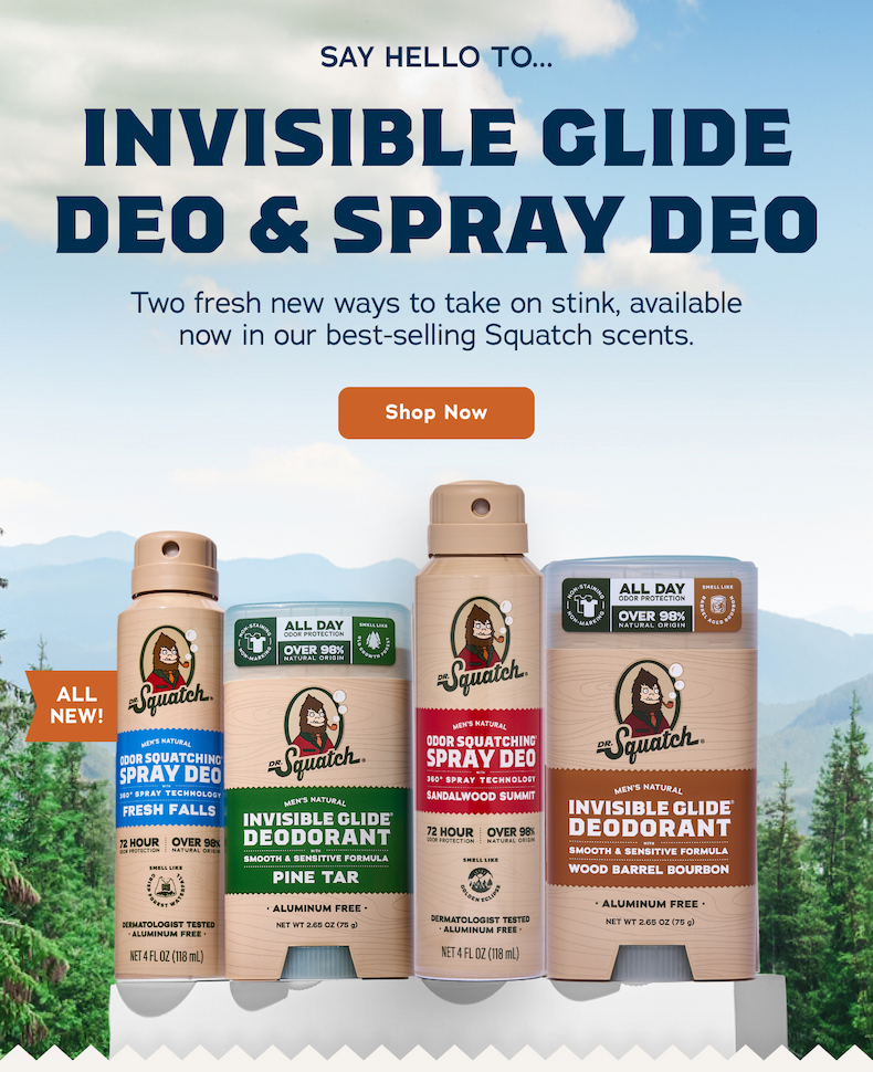 Say Hello To... Invisible Glide Deo & Spray Deo