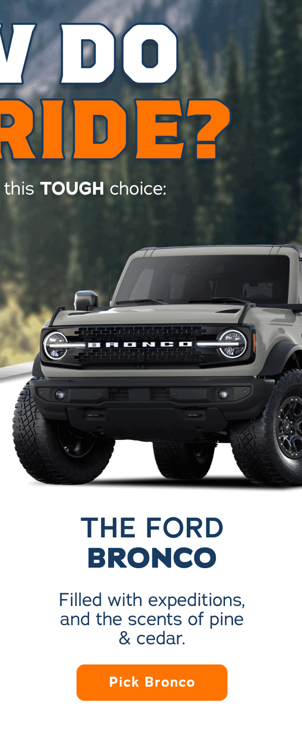 The Ford Bronco