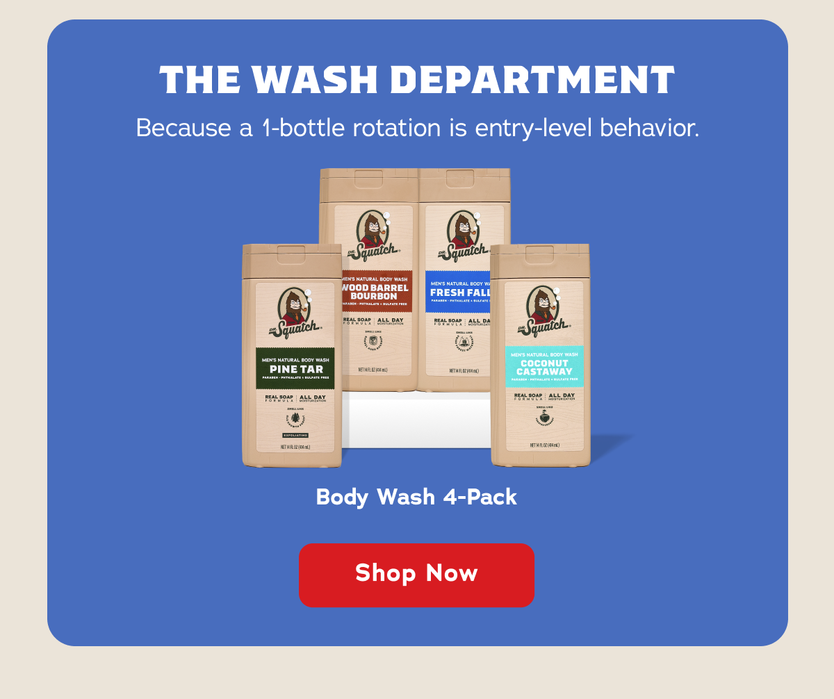 The Wash Department - Body Wash 4-Pack - Shop Now