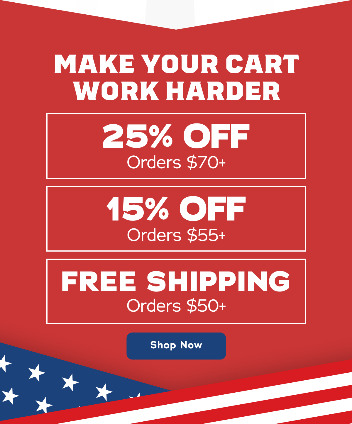 Make Your Cart Work Harder - Shop Now